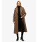 Acheter Superdry Manteau marron à double boutonnage en mélange de laine