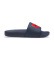 Kaufen HUGO Flip-Flops mit Logo auf dem Riemen in Marineblau