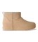 Kup UGG Botki ze skóry Classic Mini Enwrap beżowe