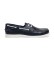 Buy Hackett London Deck One Navy Leather Moccasins
