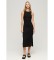 Comprar Superdry Vestido midi de malha com costas cruzadas preto