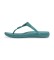 Kopen Fitflop Solay Glossy-Disc Toe sandalen groen
