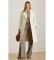 Buy Lauren Ralph Lauren Beige Wool-Blend Double-Breasted Coat