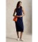 Buy Polo Ralph Lauren Navy stretch cotton polo dress