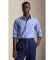 Acheter Polo Ralph Lauren Chemise en popeline à rayures Custom Fit bleue