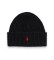 Acheter Polo Ralph Lauren Bonnet en coton à torsades noir