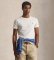 Buy Polo Ralph Lauren Custom Slim Fit White Knit T-Shirt
