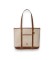 Køb Polo Ralph Lauren Tote-shoppertaske i bomuldslærred, beige, brun