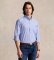 Comprar Polo Ralph Lauren Camisa de popelina elástica Custom Fit azul