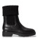 Comprare Lauren Ralph Lauren Stivaletti in pelle Allyson neri