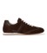 Kaufen Lauren Ralph Lauren Dani Sneaker aus Wildleder und Leder in Braun