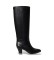 Comprare Lauren Ralph Lauren Stivale alto Emersyn in pelle con tacco nero