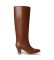 Comprare Lauren Ralph Lauren Stivali in pelle Emrsyn Tl marrone
