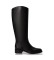 Acheter Lauren Ralph Lauren Bottes hautes Kyle en cuir de veau noir