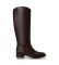 Buy Lauren Ralph Lauren Kyle brown calfskin high boot