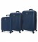 Movom Movom Riga Ensemble de bagages rigides bleu foncÃ© -40x55x20cm/49x70x27cm/56x80x29cm