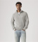 Comprare Levi's Maglione Housemark con zip a un quarto grigio