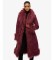 Køb Superdry Long Afghan frakke bordeaux