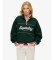 Buy Superdry Country Club Loose 1/4 Zip Sweatshirt in green