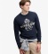 Comprare Superdry Maglione con applicazione blu marino