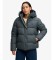 Buy Superdry Premium Check Navy Hooded Jacket