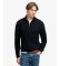 Buy Superdry Cotton Classic Cable Half-Zip Sweater 1 2 navy