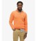 Acheter Superdry Pull à demi-fermeture éclair Cotton Half orange