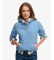 Nakup Superdry Pulover s kapuco Essential Logo Ziphood HB modre barve