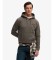 Köp Superdry Tokyo Narrative Loose Hood huvtröja mörkgrå