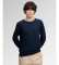 Comprar Superdry Camiseta de manga comprida Cotton Linen Pocket azul-marinho