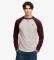 Buy Superdry Vintage Athletic Baseball T-shirt, beige and burgundy