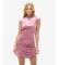 Buy Superdry Pink Velvet Bodycon Dress