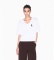 Comprar A|X Armani Exchange Camiseta cropped cuello pico blanca
