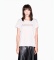 Comprar A|X Armani Exchange Camiseta oversize de punto con logotipo rosa