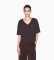 Comprar A|X Armani Exchange Camiseta cropped cuello pico marrón