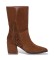 Buy Wonders Brown Charme Leather Boots