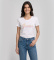 Comprar Guess Camiseta Logo Lantejoulas Degradê Branco