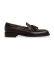 Nakup Hackett London Moccasini iz usnja Mayfair temno rjavi