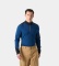 Buy Helly Hansen Lifa Merino Midweight half-zip thermal shirt blue
