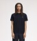 Comprar Fred Perry Camiseta Ringer Contrast Tape azul marino