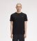 Comprar Fred Perry Camiseta Ringer Contrast Tape negra
