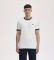 Nakup Fred Perry Zlomljeno bela Ringer Taped majica
