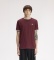 Comprar Fred Perry Camiseta Twin Tipped burdeos