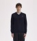 Køb Fred Perry Fred Perry Classic V-hals sweater i marineblå