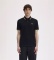 Køb Fred Perry Sort polotrøje med englandstribe