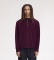 Buy Fred Perry Maroon quarter-zip sweatshirt