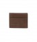 Pepe Jeans Pepe Jeans Ander leather card holder brown -9,5x7,5cm