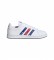 adidas Grand Court Base Beyond shoes white, blue, red