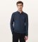 Buy ALL SAINTS Merino Mode Long Sleeve Polo navy