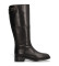 Comprare Alpe Stivali in pelle nera Couture